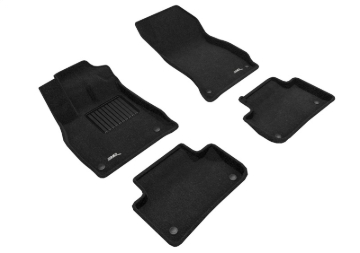 Picture of 3D MAXpider ACE Elegant-Combo-Black Floor Mats - L1AD04704709