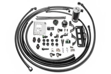 Picture of Radium Engineering 08-15 Cadillac CTS-V Fuel Hanger Plumbing Kit - Microglass Filter