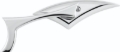 Picture of BikeMaster Sickle Mirrors w/10mm/Yam 10mm/HD Adapters - Pair - Aluminum/Chrome