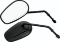 Picture of Bikers Choice Black Tapered Long Stem Mirrors Pr