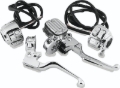 Picture of Bikers Choice 96-06 Big Twin / 96-03 XL 9/16in Bore Chrome Handlebar Control Kit W/Chrome Switches