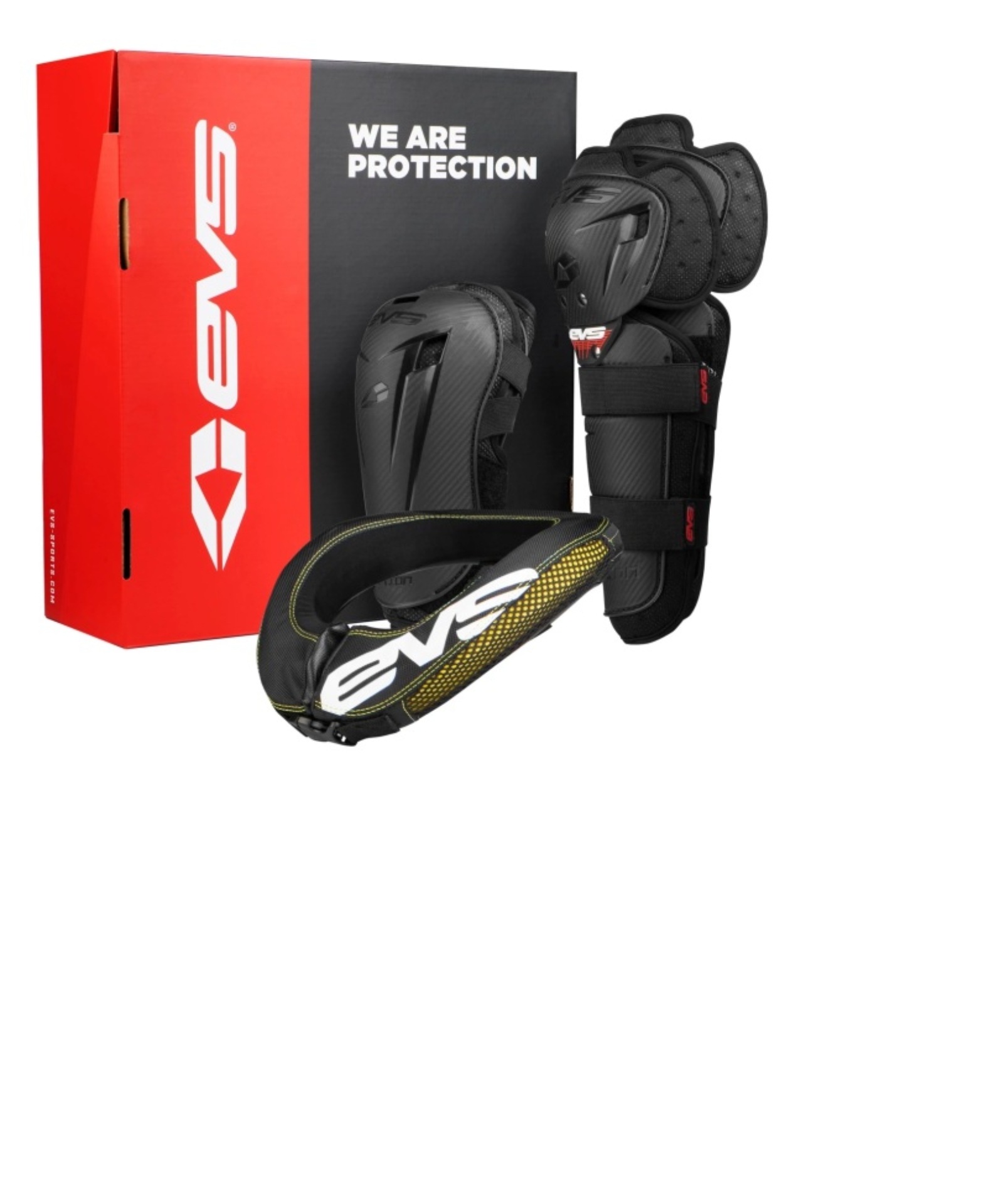 Picture of EVS Slam Combo(Option Knee/ Option Elbow/ R2 Collar) Black - Mini