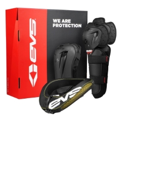 Picture of EVS Slam Combo(Option Knee/ Option Elbow/ R2 Collar) Black - Mini
