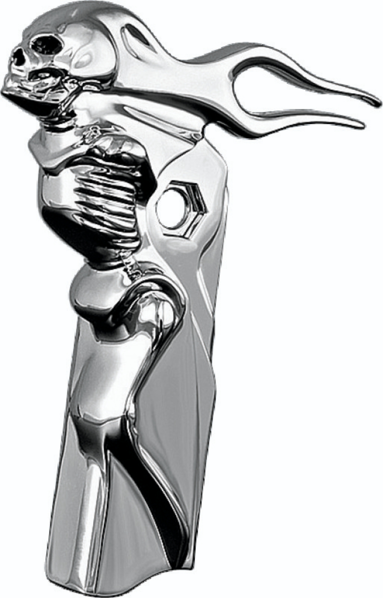 Picture of Kuryakyn Zombie Front Shift Arm Cover 82-16 Touring Chrome