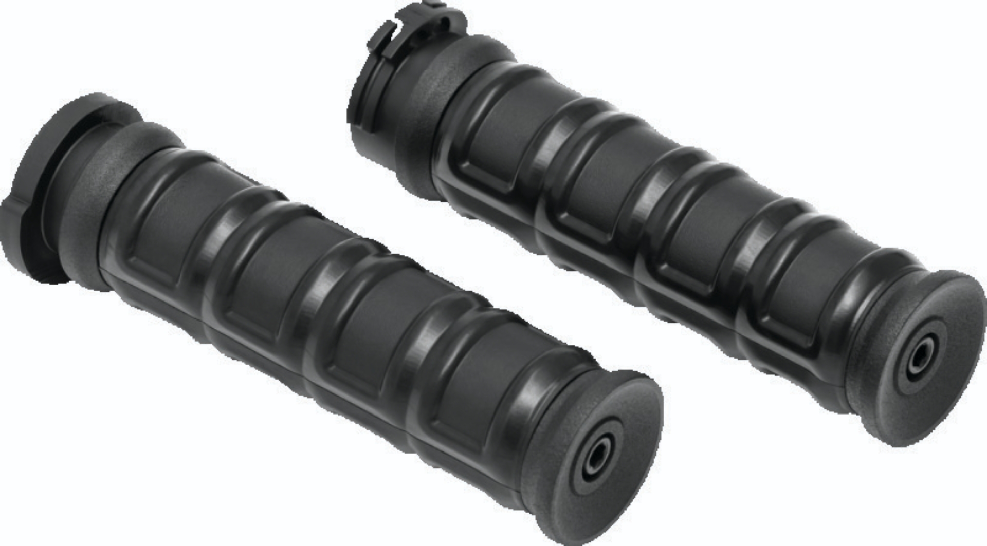 Picture of Kuryakyn Dillinger Grips Dual Cable Satin Black