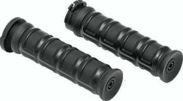 Picture of Kuryakyn Dillinger Grips Dual Cable Satin Black