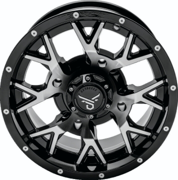 Picture of QuadBoss Barbwire 14X7 - 4+3 - 4/156 - Machined