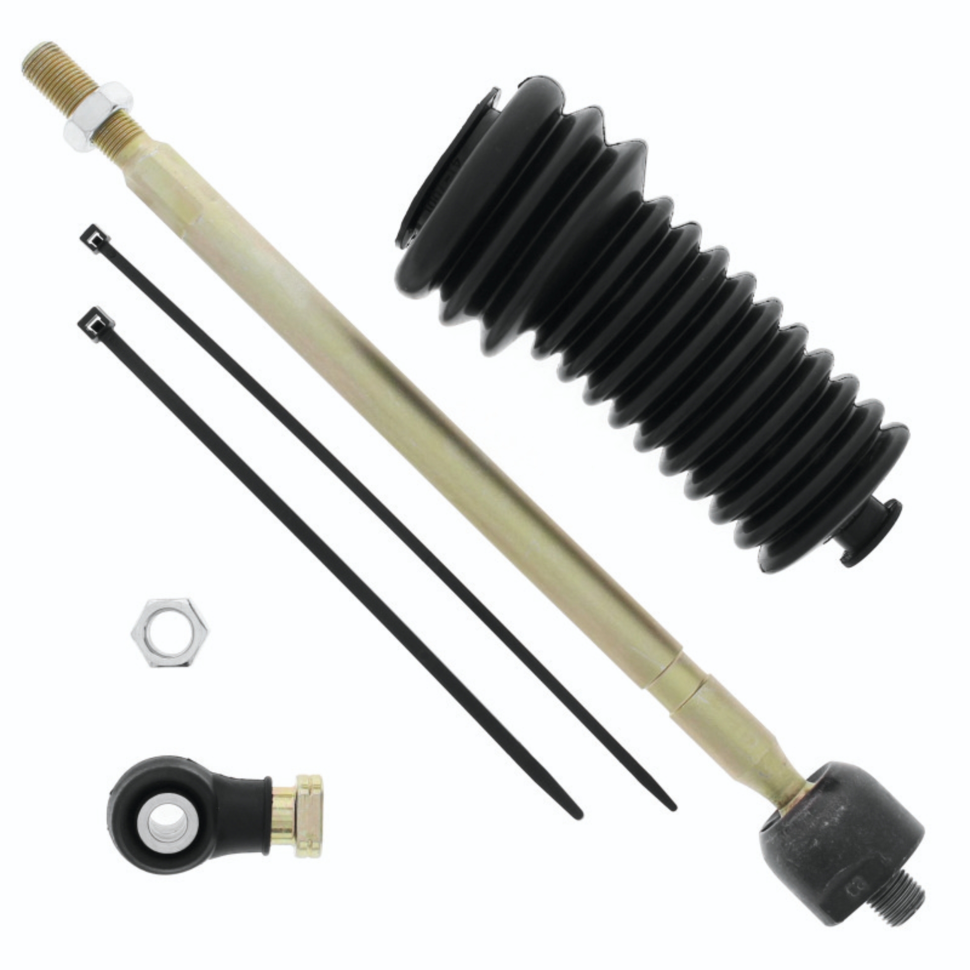 Picture of QuadBoss 10-14 Polaris Ranger 400 4x4 Steering Rack Tie Rod Assembly Kit - Right Inner & Outer