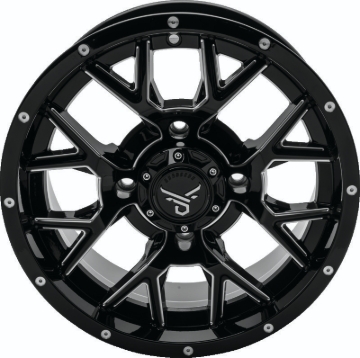 Picture of QuadBoss Barbwire 14X7 - 5+2 - 4/110 - Milled