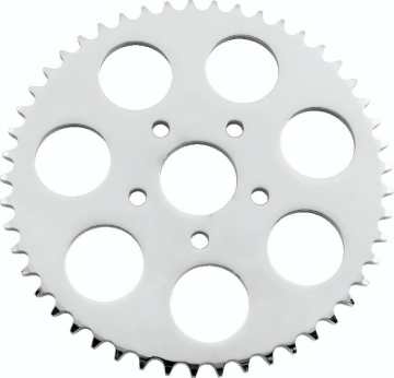 Picture of Twin Power 86-92 XL Chrome Disc Brake Rear Sprocket 49 Tooth Flat