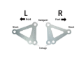 Picture of Vortex Racing 99-01,03-05 Yamaha YZF-R6,06-09 YZF-R6 S Lowering Link Kit- Silver