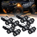 Picture of Oracle Underbody RGB+W Wheel Well Rock Light Kit - 8 PCS - ColorSHIFT