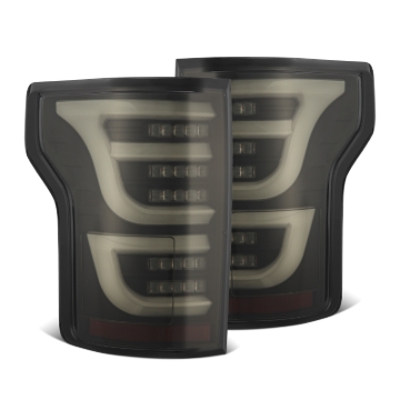 Picture of AlphaRex 15-20 Ford F150 Luxx-Series LED Tail Lights Alpha-Black
