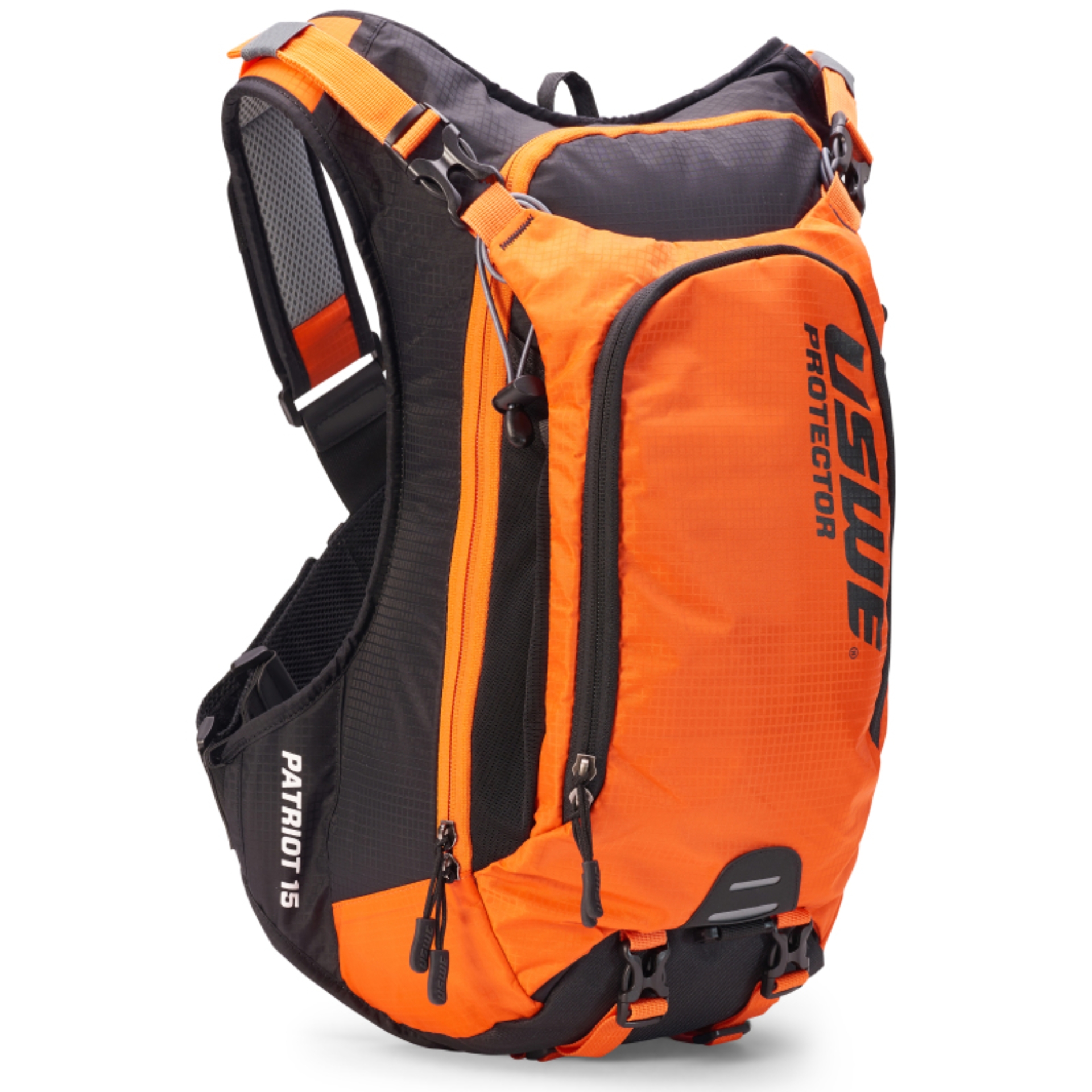 Picture of USWE Patriot MTB Protector Pack 15L - Orange/Black
