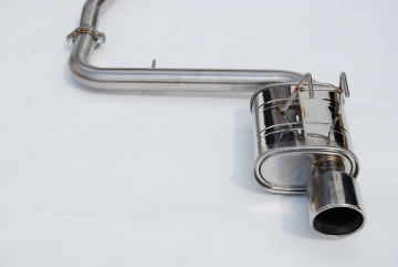 Picture of Invidia 2022+ Honda Civic Sport (2.0N/A) 60mm Q300 Cat Back Exhaust - Rolled SS Tips