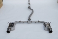 Picture of Invidia 2022+ Honda Civic Si (1.5T) 70mm Q300 Cat Back Exhaust - Rolled SS Tips