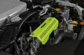 Picture of PERRIN 22-26 Subaru WRX Pulley Cover - Neon Yellow (SHORT - For Use w/PERRIN AOS)