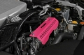 Picture of PERRIN 22-26 Subaru WRX Pulley Cover - Hyper Pink (SHORT - For Use w/PERRIN AOS)