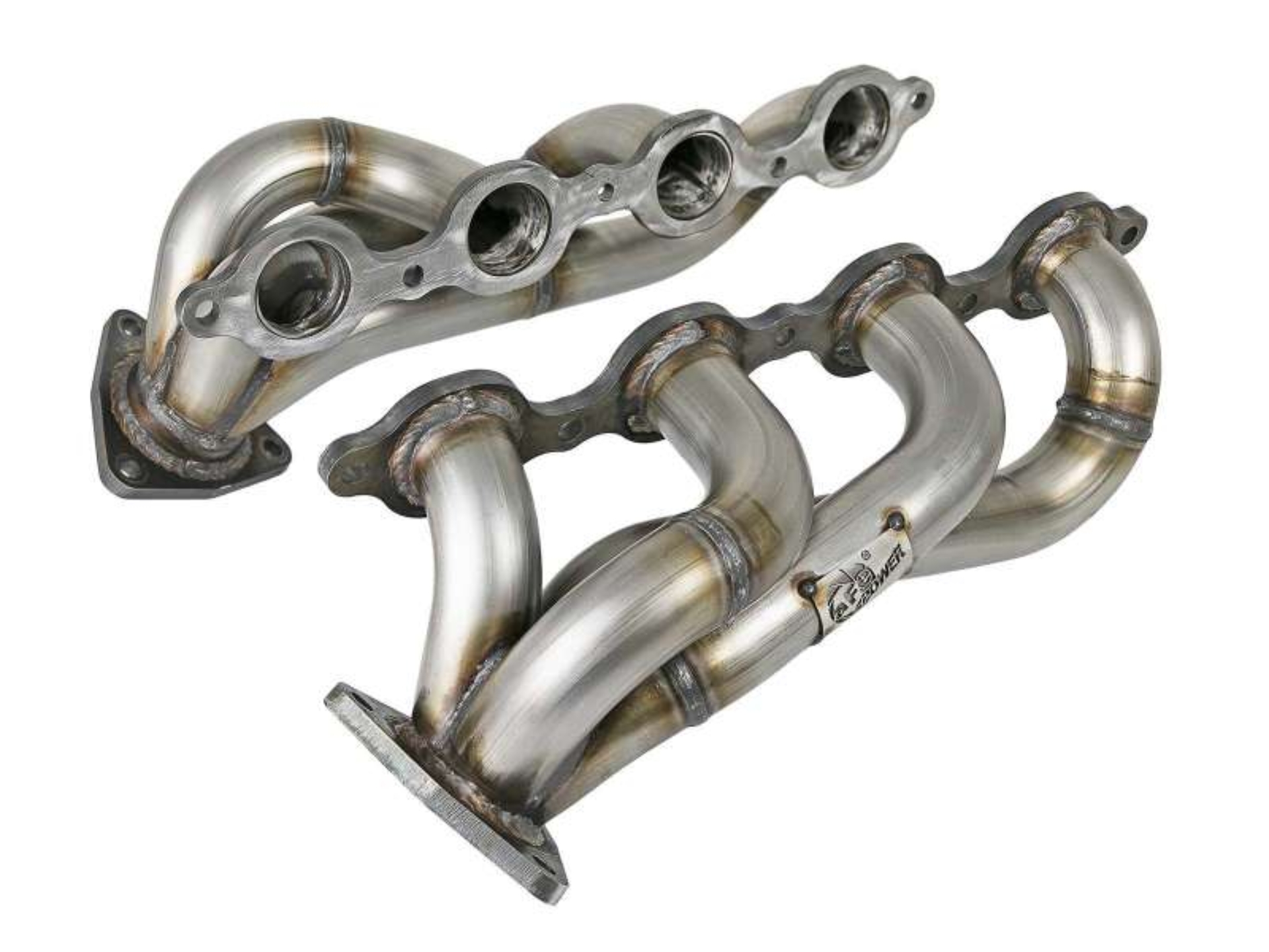 Picture of aFe Twisted 1-3/4in 304SS Shorty Header 20-23 GM 2500/3500HD 6.6L V8
