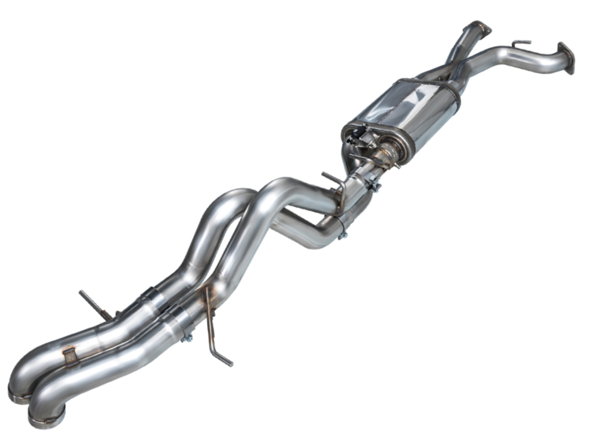 Picture of AWE Tuning 22-24 Ford Bronco Raptor 4WD Dual BashGuards Cat-Back SwitchPath Exhaust (No Tips)