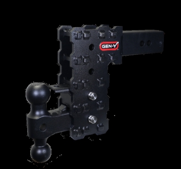 Picture of Gen-Y Phantom-X 2.5in Solid Shank 7.5in Drop 1.6K TW 16K Hitch w/GH-051 & GH-032 (No Flat Towing)