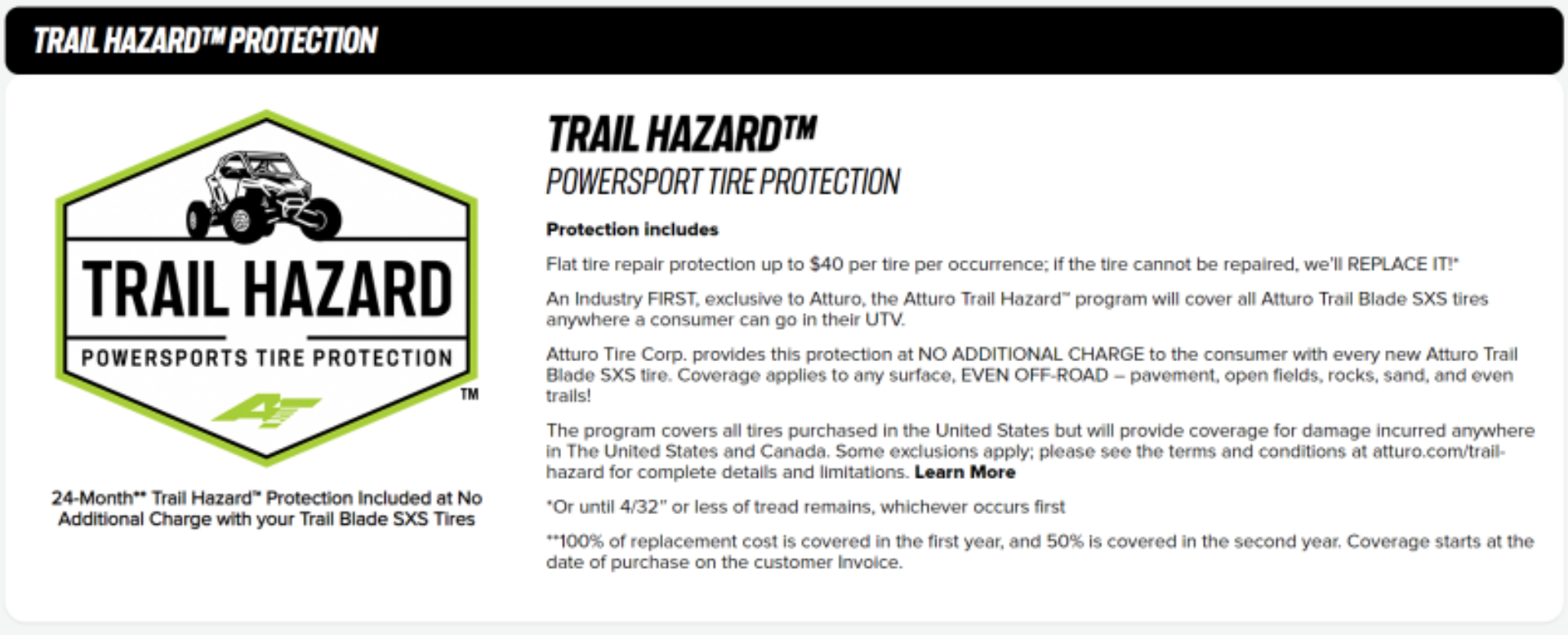 Picture of Atturo Trail Blade X/T SxS Tire - 32X11R15 79N