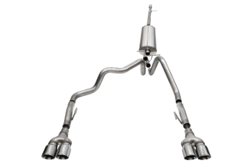 Picture of Corsa 2022-2024 Chevrolet Silverado 1500 Cat-Back Dual Rear Exit with Twin 4in Polished Tips