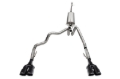 Picture of Corsa 2022-2024 Chevrolet Silverado 1500 Cat-Back Dual Rear Exit with Twin 4in Black Tips