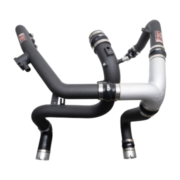 Picture of Injen 21-23 Ford Bronco 2.7L V6 (TT) EcoBoost SES Intercooler Pipes - Wrinkle Black
