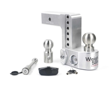 Picture of Weigh Safe 6in Drop Hitch w/Built-in Scale & 2.5in Shank (10K/18.5K GTWR) w/WS05 - Aluminum