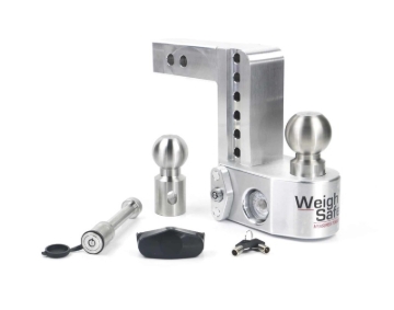 Picture of Weigh Safe 6in Drop Hitch w/Built-in Scale & 2in Shank (10K/12.5K GTWR) w/WS05 - Aluminum