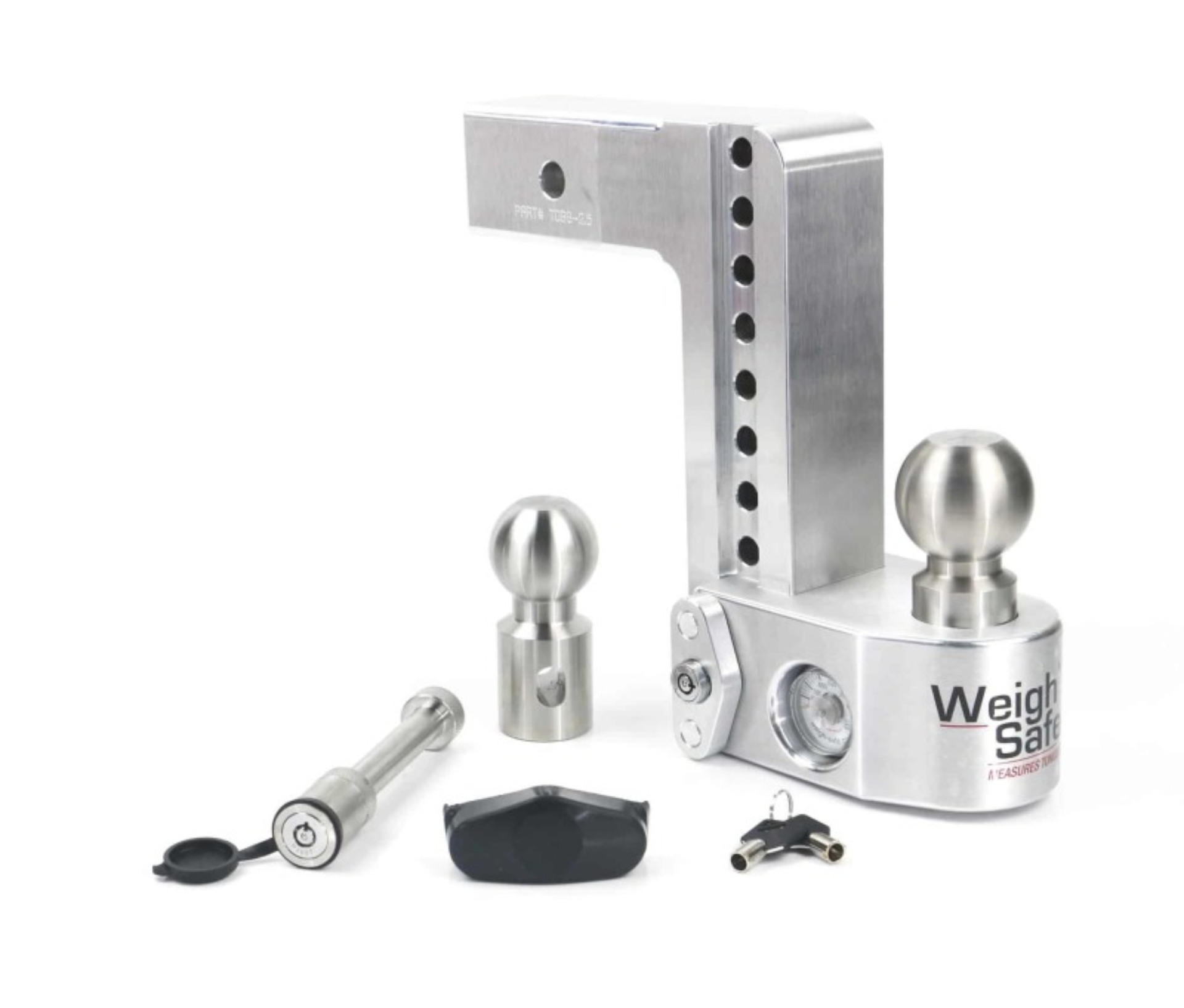 Picture of Weigh Safe WEI Drop Hitch-Aluminum Hitch Ball Mounts - WS8-2.5-KA