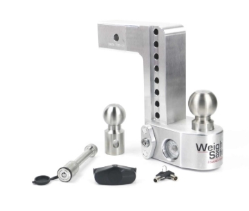Picture of Weigh Safe 8in Drop Hitch w/Built-in Scale & 2.5in Shank (10K/18.5K GTWR) w/WS05 - Aluminum