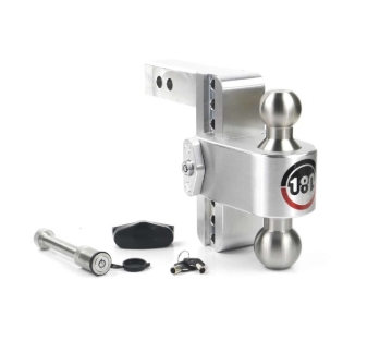 Picture of Weigh Safe 180 Hitch 6in Drop Hitch & 2in Shank (10K/12.5K GTWR) w/WS05 - Aluminum