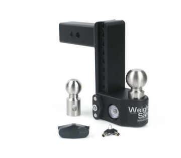Picture of Weigh Safe 8in Drop Hitch w/Built-in Scale & 2.5in Shank (10K/22K GTWR) - Steel