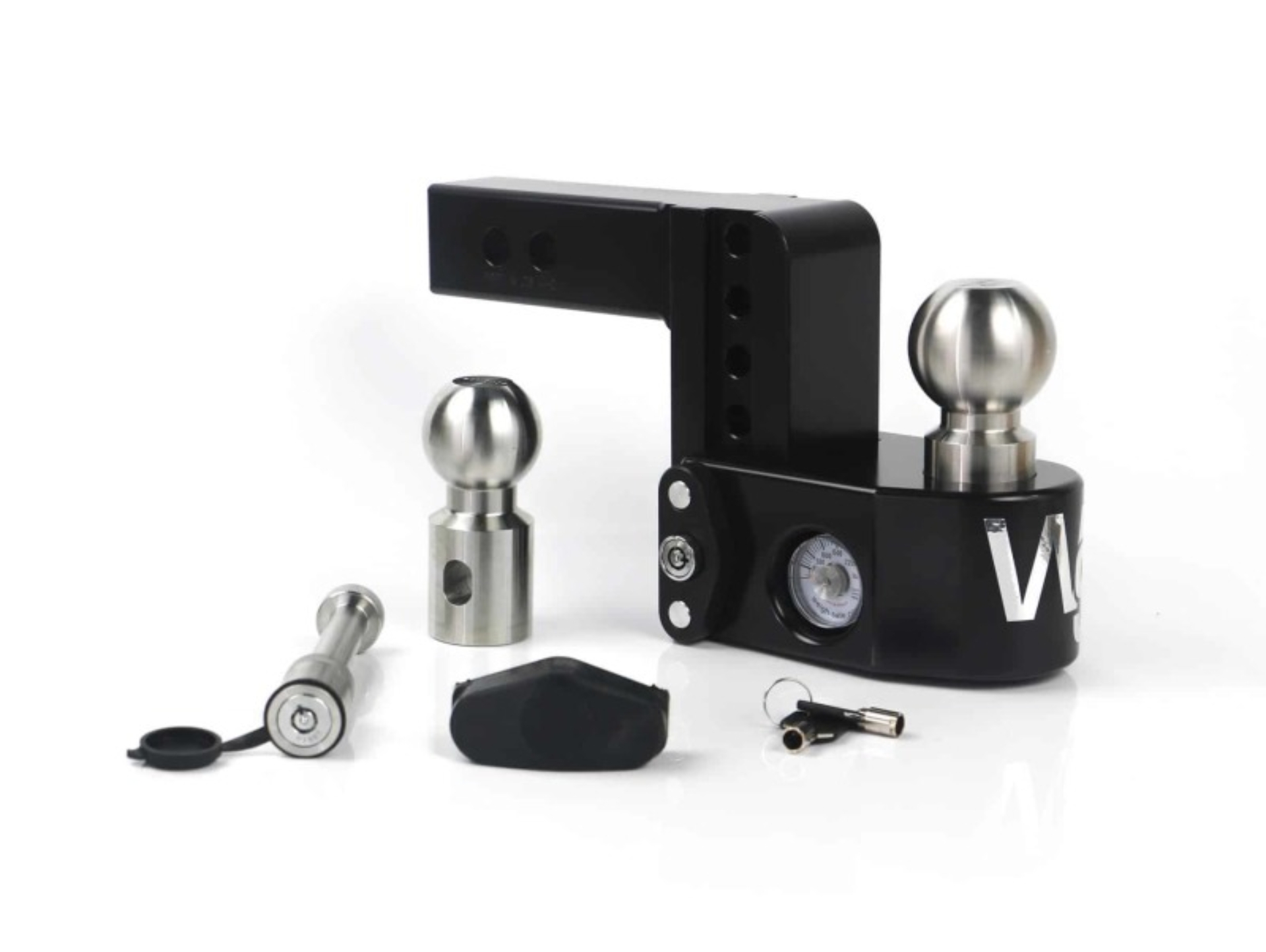 Picture of Weigh Safe WEI Drop Hitch-Black Cerakote Hitch Ball Mounts - WS4-2-KA-CER-BLA