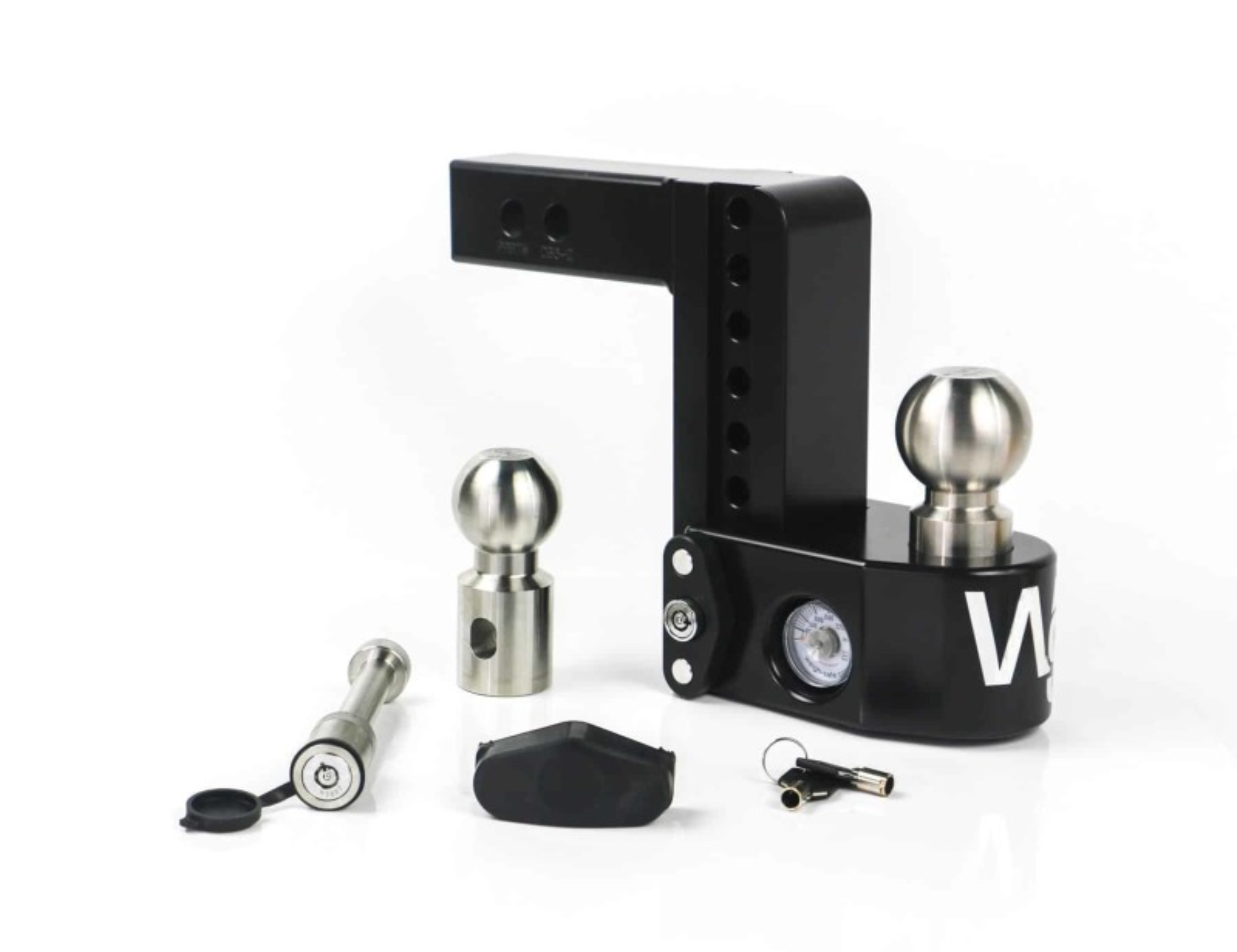 Picture of Weigh Safe WEI Drop Hitch-Black Cerakote Hitch Ball Mounts - WS6-2-KA-CER-BLA