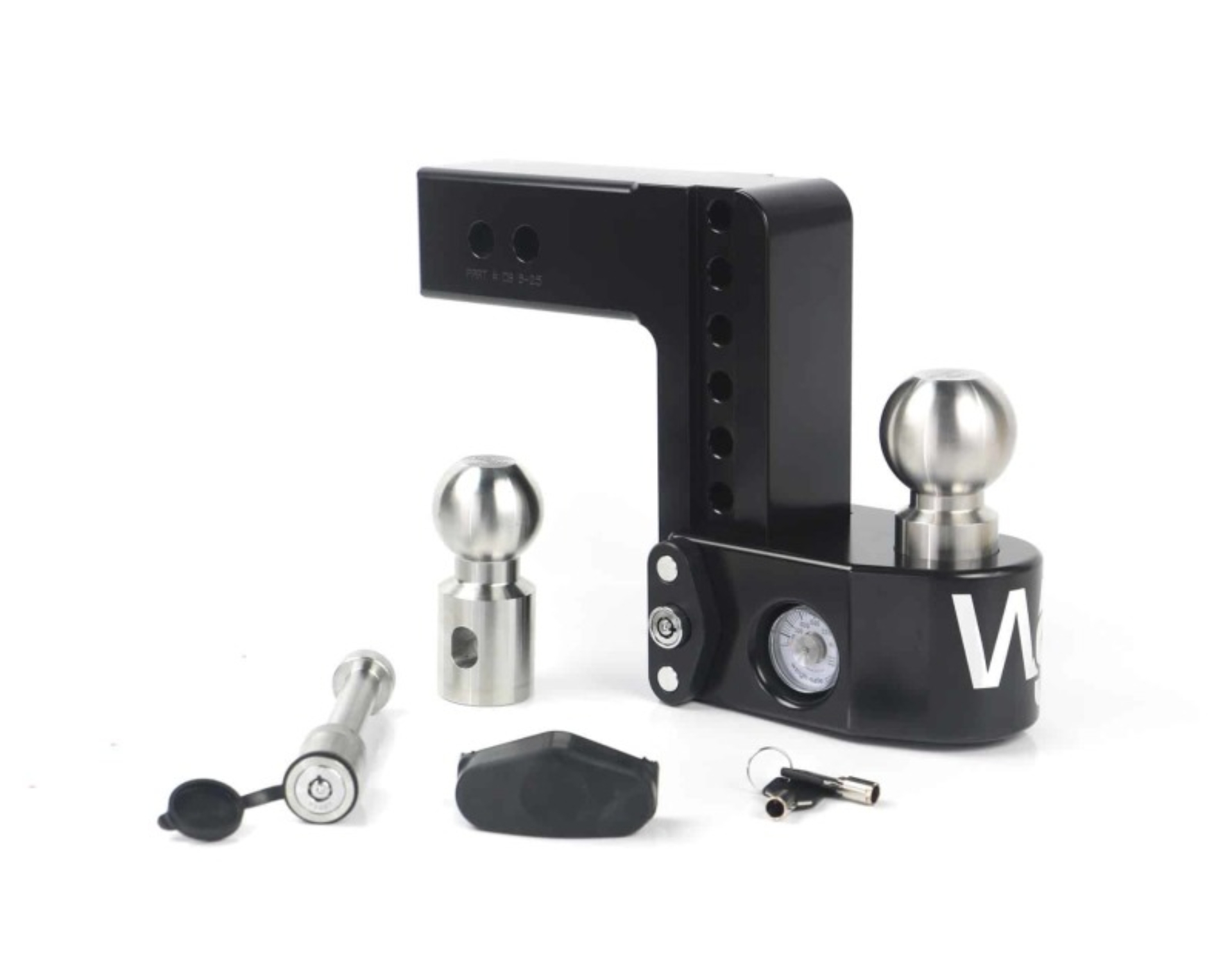 Picture of Weigh Safe WEI Drop Hitch-Black Cerakote Hitch Ball Mounts - WS6-2.5-KA-CER-BLA