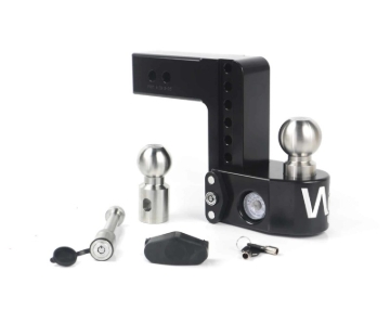Picture of Weigh Safe 6in Drop Hitch w/Built-in Scale & 2.5in Shank (8K/18.5K GTWR) w/WS05 - Black Cerakote