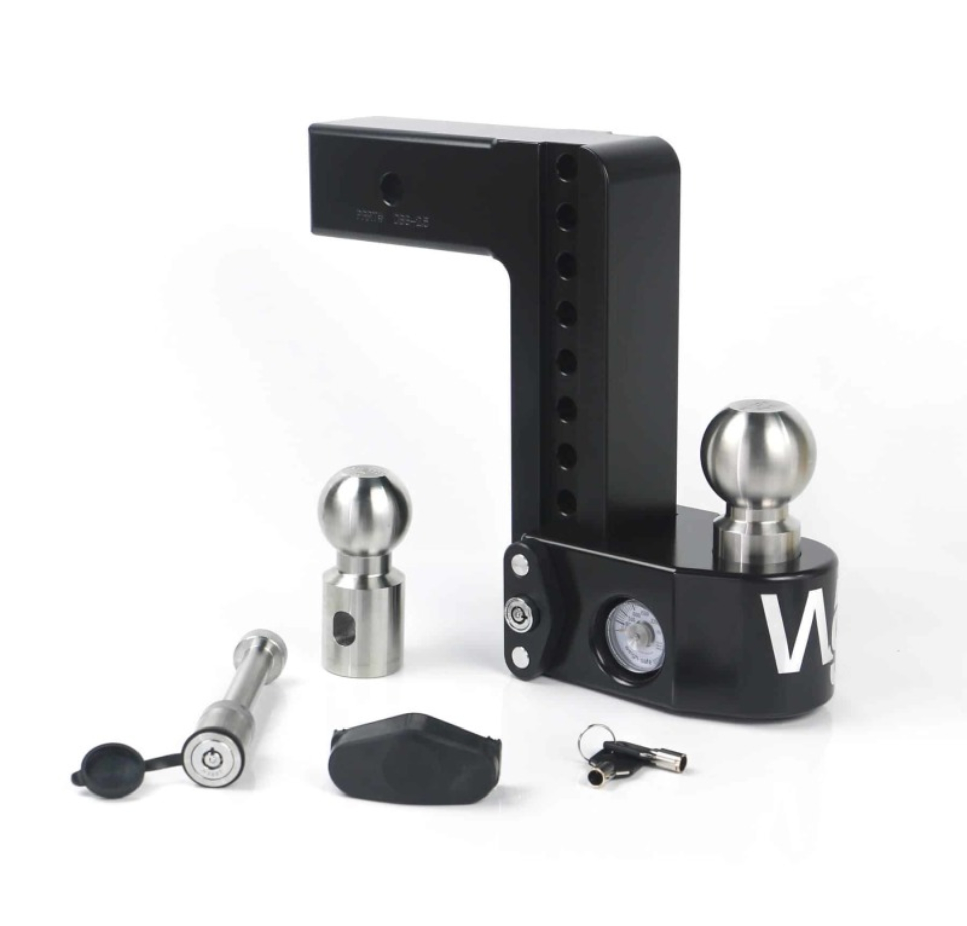 Picture of Weigh Safe WEI Drop Hitch-Black Cerakote Hitch Ball Mounts - WS8-2.5-KA-CER-BLA
