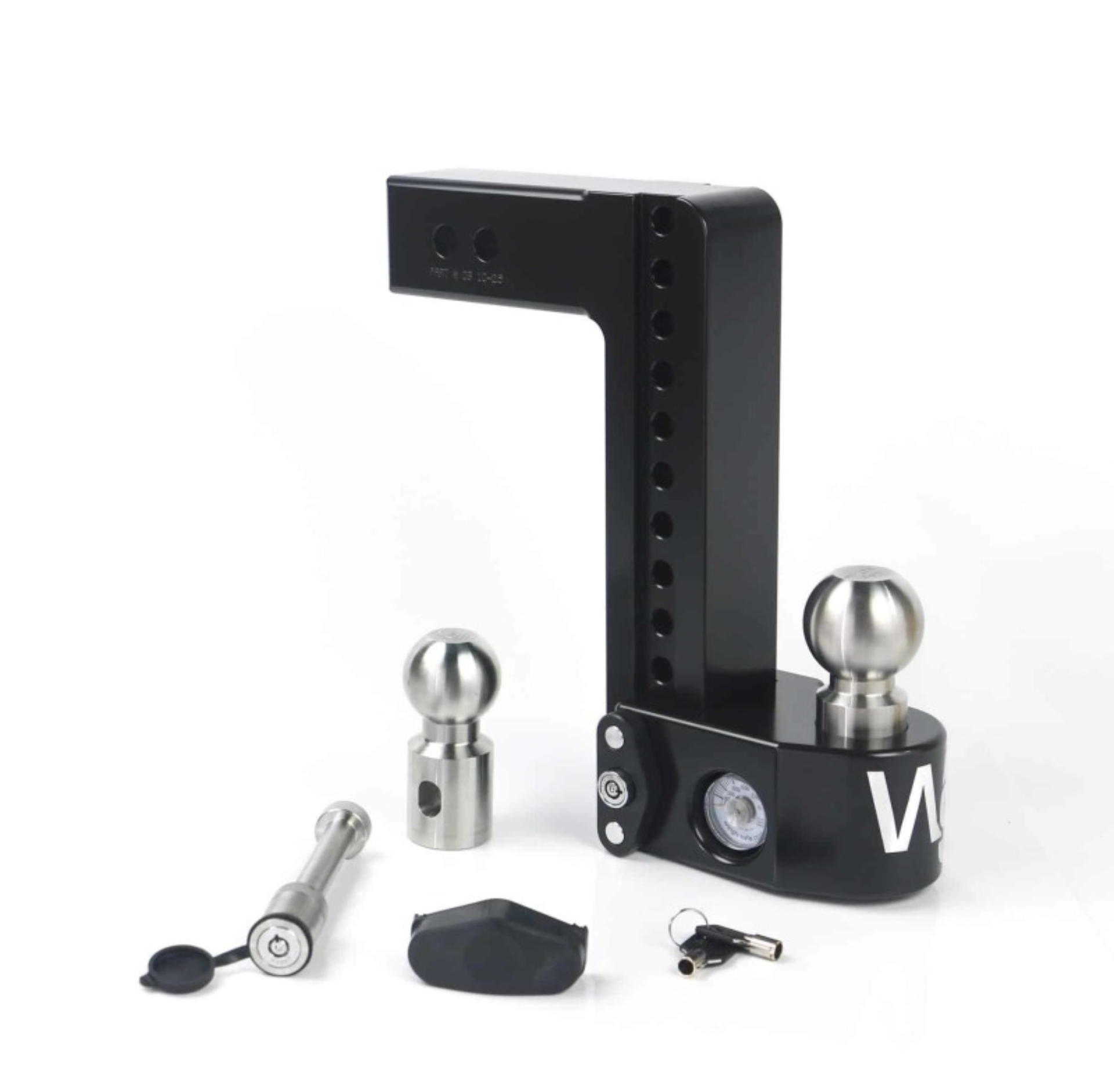 Picture of Weigh Safe WEI Drop Hitch-Black Cerakote Hitch Ball Mounts - WS10-2.5-KA-CER-BLA