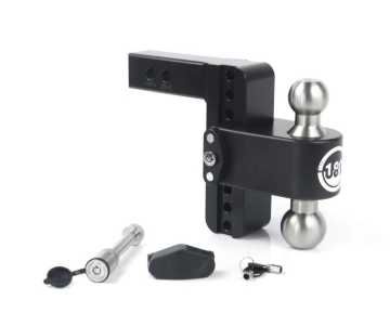 Picture of Weigh Safe 180 Hitch 6in Drop Hitch & 2in Shank (10K/12.5K GTWR) w/WS05 - Black Cerakote