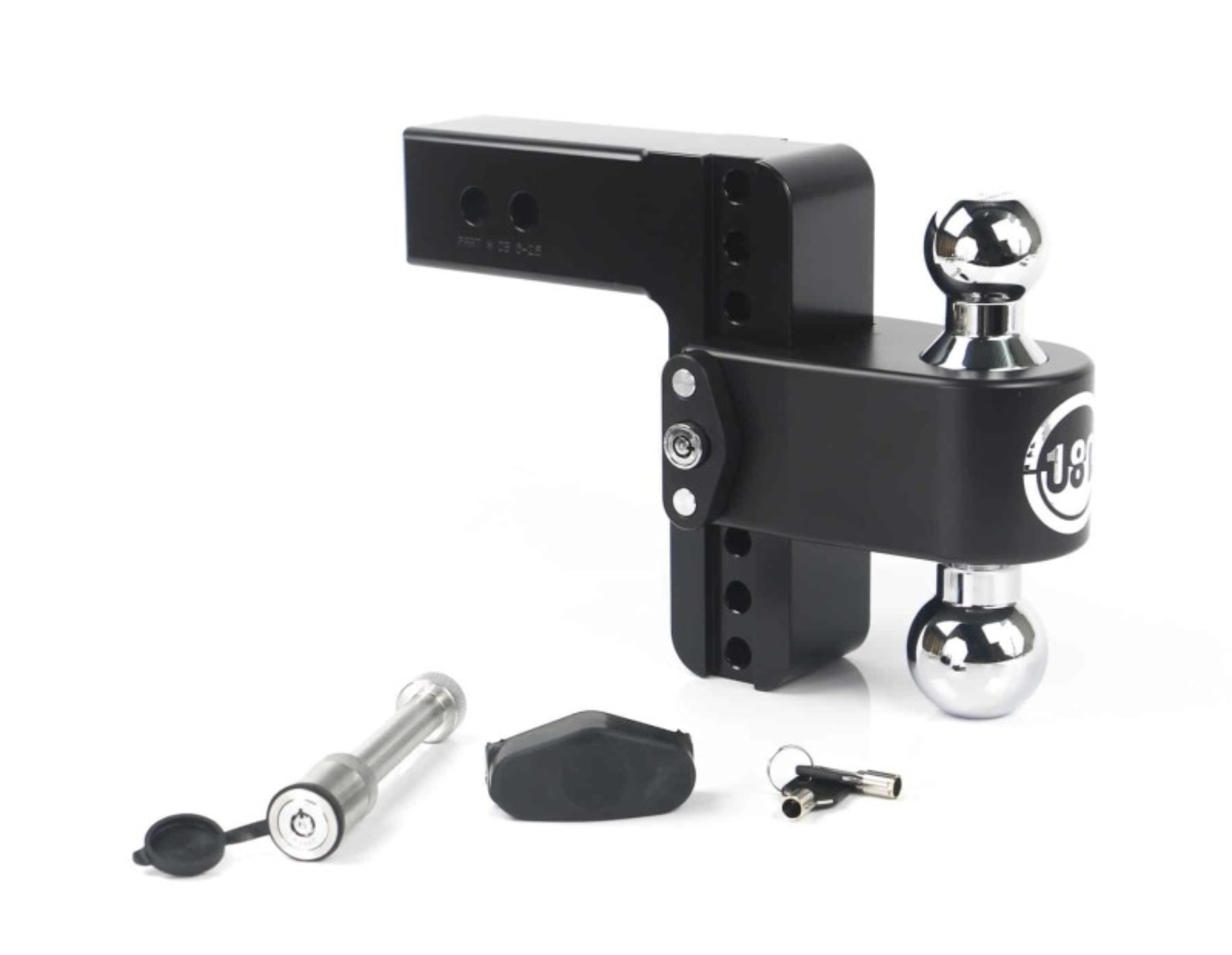 Picture of Weigh Safe WEI 180 Hitch-Black Cerakote Hitch Ball Mounts - CTB6-2.5-KA-CER-BLA
