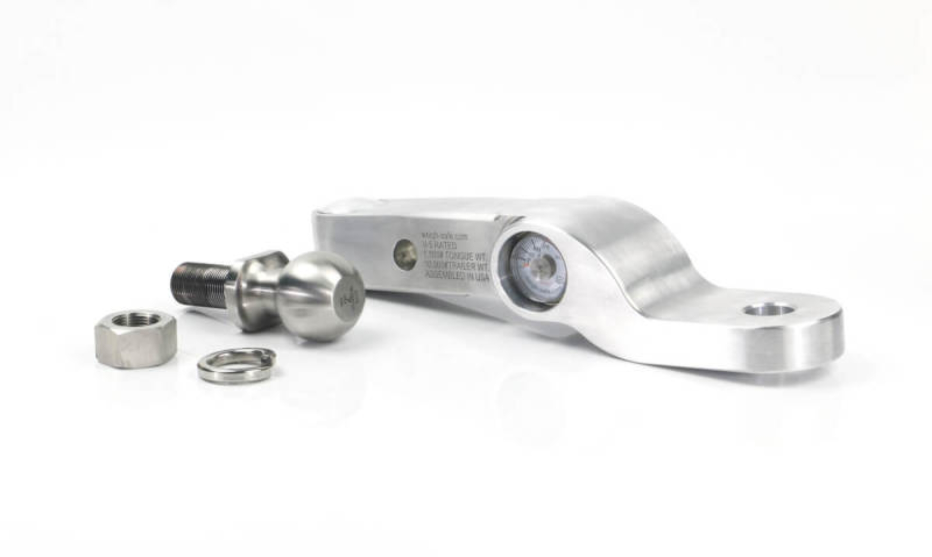 Picture of Weigh Safe Tongue Weighing 2in Drop Fixed Height Ball Mount w/2in Tow Ball (STB01)