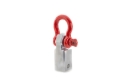 Picture of Weigh Safe Towing Recovery - Red Hard Shackle Hitch w/Aluminum Body