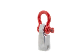 Picture of Weigh Safe Towing Recovery - Red Hard Shackle Hitch w/Aluminum Body