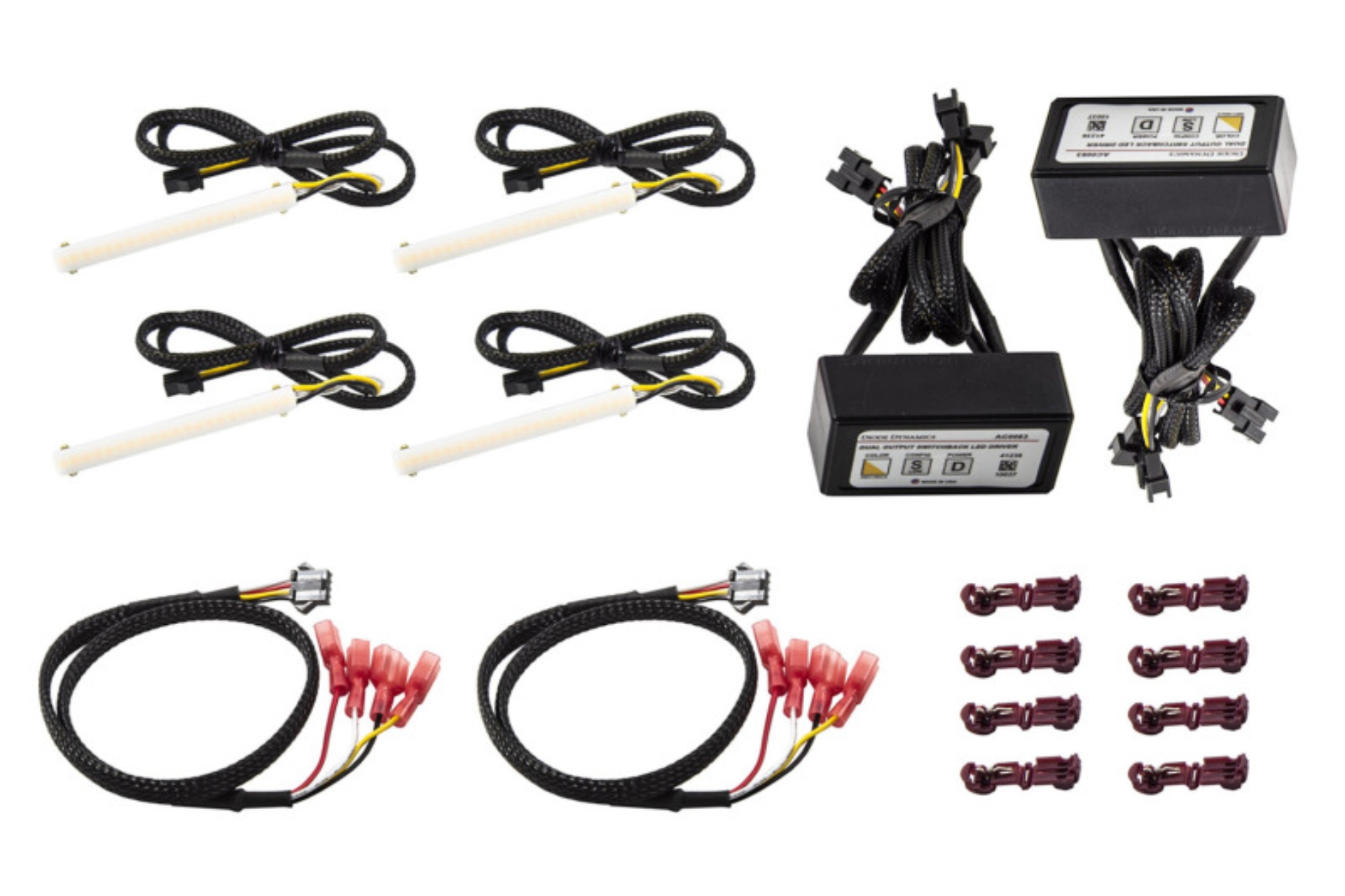 Picture of Diode Dynamics LED Strip Lights High Density SF Switchback Quad 3 In Kit