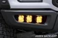 Picture of Diode Dynamics 17-20 Ford Raptor SS3 LED Fog Light Kit - Yellow Pro