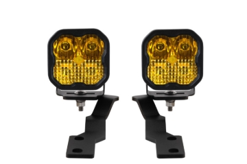 Picture of Diode Dynamics 16-21 Toyota Tacoma Pro SS3 LED Ditch Light Kit - Yellow Combo