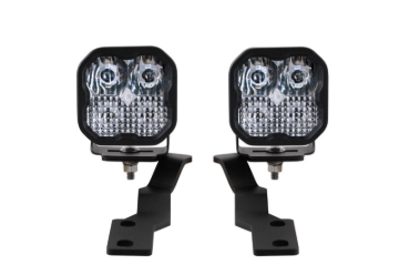 Picture of Diode Dynamics 16-21 Toyota Tacoma Sport SS3 LED Ditch Light Kit - White Combo